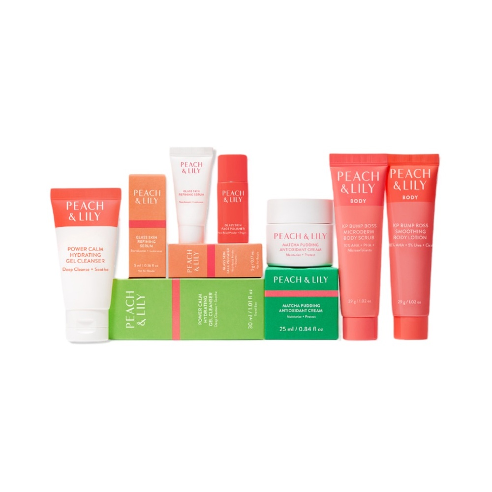 Peach & Lily Bundle Set of 6 Travel Size Items 🍑